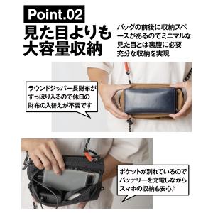 サコッシュ ショルダーバッグ メンズ 斜めがけ...の詳細画像5