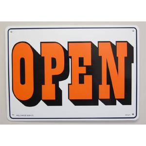 プラスチック看板 OPEN CLOSE オープン クローズ CA-21 両面