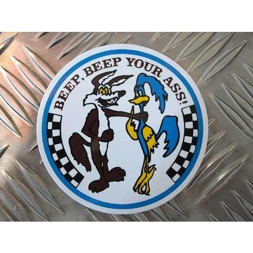 ロードランナー ワイリーコヨーテ　ステッカー ROAD RUNNER 世田谷ベース アメリカ雑貨 ア...