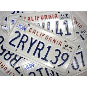 カリフォルニア州 ナンバープレート California ライセンスプレート License Plate ロサンゼルス LosAngels アメリカ雑貨 アメリカン雑貨｜choppers