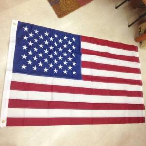 アメリカ 星条旗 フラッグ 旗 刺繍 90ｘ150cm アメリカン