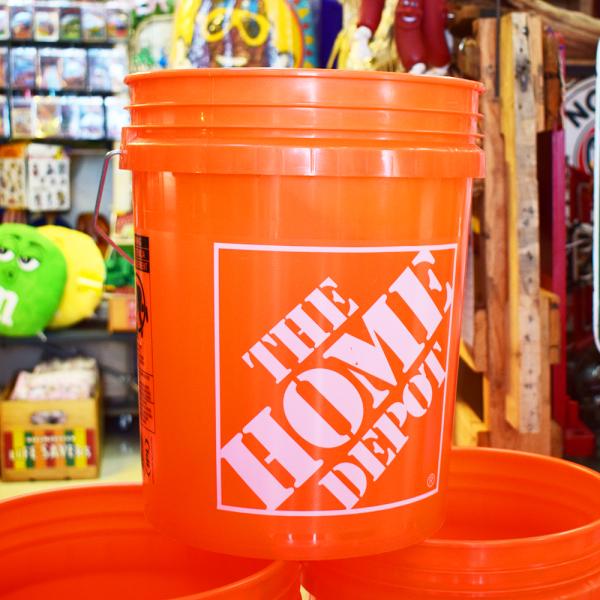 HOME DEPOT 5ガロン(20L) バケツ / ホームデポ アドバタイジング ガレージ 洗車 ...