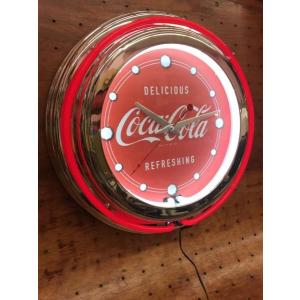 ネオンクロック コカコーラ CocaCola ネオン管 ネオンサイン｜choppers