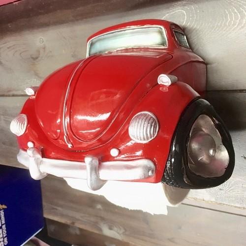 ビートル レッド トイレット ペーパーホルダー Volks Wagen Beetle