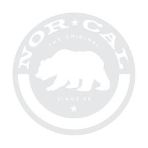 NOCAL ノーカル CLEAR クリア BEAR スケーター ステッカー ノース カリフォルニア NORTH CALIFORNIA デッキ SK8 スケボー 西海岸