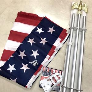 星条旗 ポール ステー アメリカン フラッグキット 家庭用