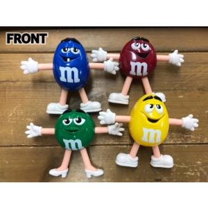 m&m's エムアンドエムズ ベンダブル フィギュア 4体セット エムエム アメリカン雑貨｜choppers