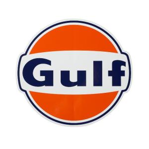 GULF ガルフ ステッカー 15cm ポルシェ アメリカン雑貨｜choppers