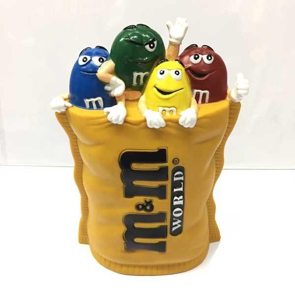 M&amp;M&apos;s エムアンドエムズ ソフビ コインバンク 貯金箱 MM スタチュー アメリカン雑貨