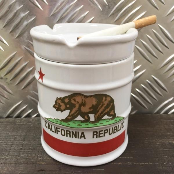 ドラム缶 灰皿 カリフォルニア リパブリック アシュトレイ 州 CALIFORNIA REPUBLI...