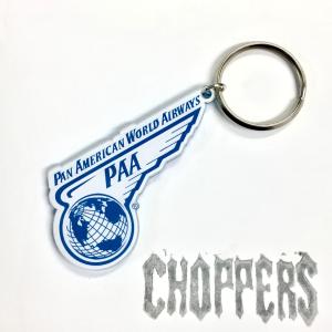 PANAM パンナム キーリング キーホルダー B パンアメリカン航空 アメリカン雑貨｜choppers