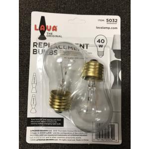 ラバライト 純正 専用 電球 40W Lava Light Lamp ラーバランプ 40ワット用 17 16.3インチ用 2個セット｜choppers