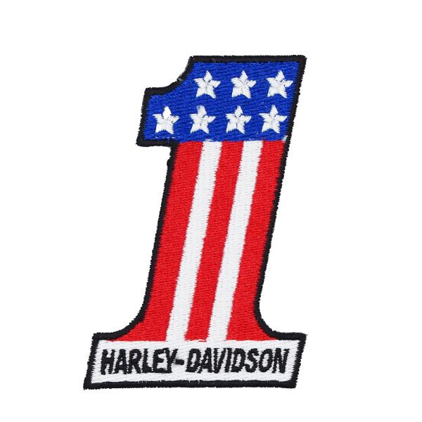 ワッペン HARLEY DAVIDSON No1 (5x8cm) 手芸 ヴィンテージ パッチワーク ...