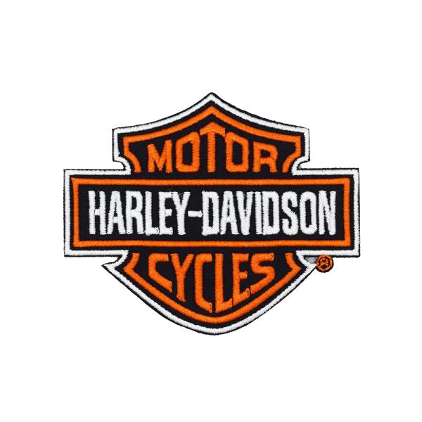 ワッペン #156 HARLEY DAVIDSON B&amp;S (9x7.5cm) 手芸 パッチワーク ...