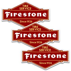 ステッカー 3枚 セット Firestone since 1926 ファイアストーン アメリカン雑貨 アメ雑｜choppers