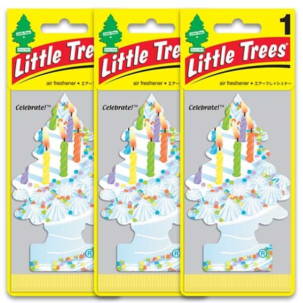 リトルツリー エアフレッシュナー セレブレイト 3枚セット Celebrate! Little Tr...