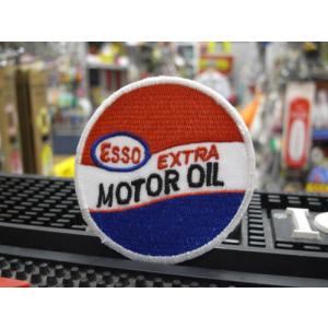 ESSO 丸 EXTRA レーシング ワッペン エッソ 世田谷ベース アメリカ雑貨 アメリカン雑貨｜choppers