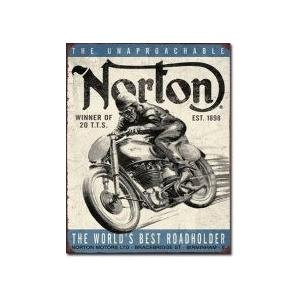 ブリキ看板 Norton - Winner (1706) ティンサインプレート ティンサインボード