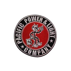 ワッペンReddy Kilowatt レディキロワット(6.5x10.5cm) /手芸 モーター