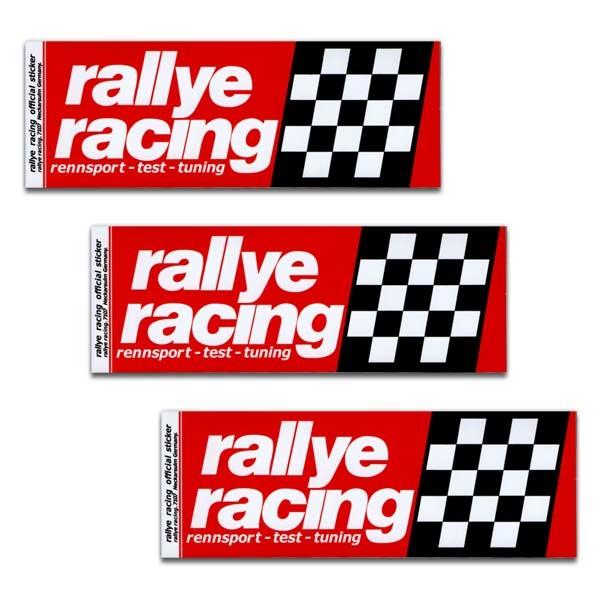 rallye racing ラリーレーシング ステッカー 3枚セット ラリー レーシング アメリカン...