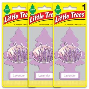 リトルツリー ラベンダー エアフレッシュナー 3枚セット Lavender Little Trees 芳香剤 フレグランス アメリカン雑貨｜choppers