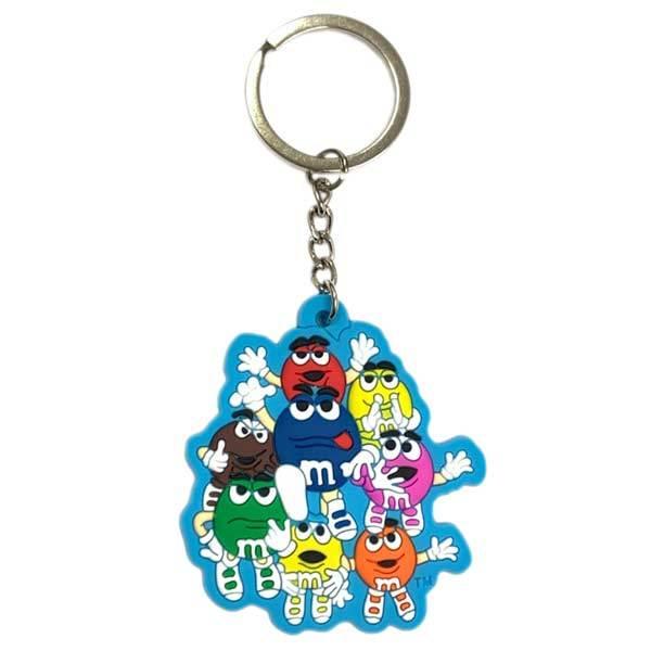 m&amp;m&apos;s エムアンドエムズ ラバー キーホルダー キーリング M&amp;M&apos;s mini アメリカン雑貨