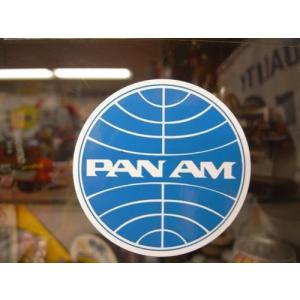PANAM パンナム ステッカー PAN AMERICAN AIR パンアメリカンエアー アメリカ雑貨 アメリカン雑貨｜choppers