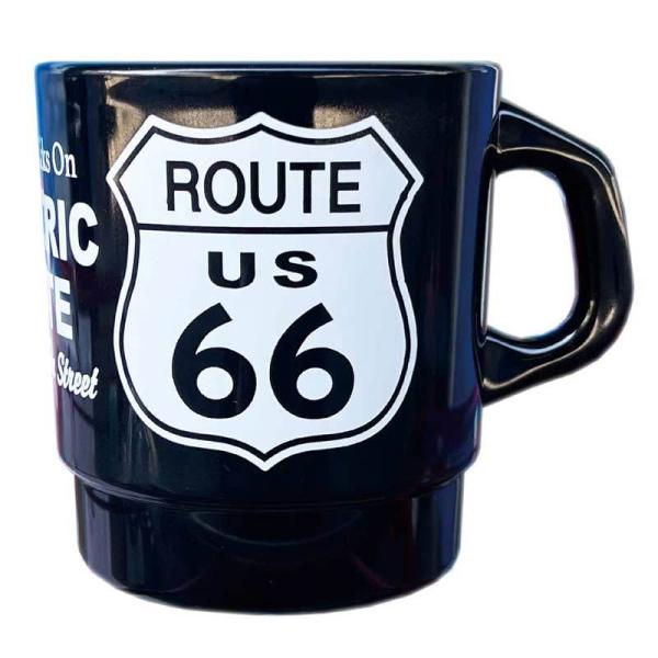 ミルキー スタッキング マグカップ ROUTE66 / ルート66 プラスティック アメリカン雑貨