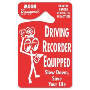 MOONEYES DRIVING RECORDER EQUIPPED / ムーンアイズ パーキングパーミット アメリカン雑貨｜アメリカン雑貨専門店CHOPPERS