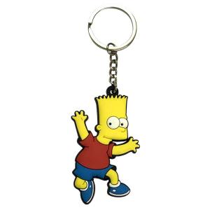 ラバー キーホルダー シンプソンズ バート SIMPSONS Bart キーリング アメリカン雑貨｜choppers