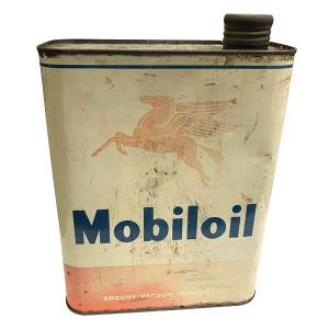 ヴィンテージ オイル缶 Mobilube モービル アメリカン雑貨
