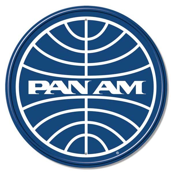PANAM パンナム 2694 アルミ看板 ティンサインプレート ラウンドサイン アメリカン雑貨 ガ...