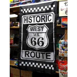 ROUTE66 FLAG HISTORIC ルート66 　フラッグ アメリカ雑貨 アメリカン雑貨