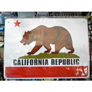 プラスチック看板 CALIFORNIA REPUBLIC カリフォルニアリパブリック CA