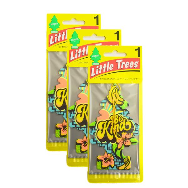 Be Kind (ビーカインド) Little Trees 3個set / エアフレ 芳香剤 エアフ...