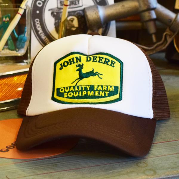 アメリカンレーシング メッシュキャップ JOHN DEERE（BROWN） / ジョン・ディア 農機...