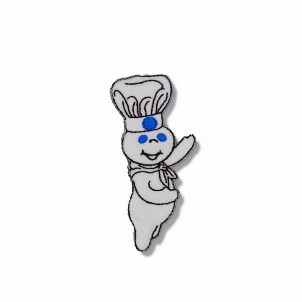 ワッペン Dough Boy ドゥボーイ(3x7.2cm) /手芸 カスタム モーター パッチワーク...
