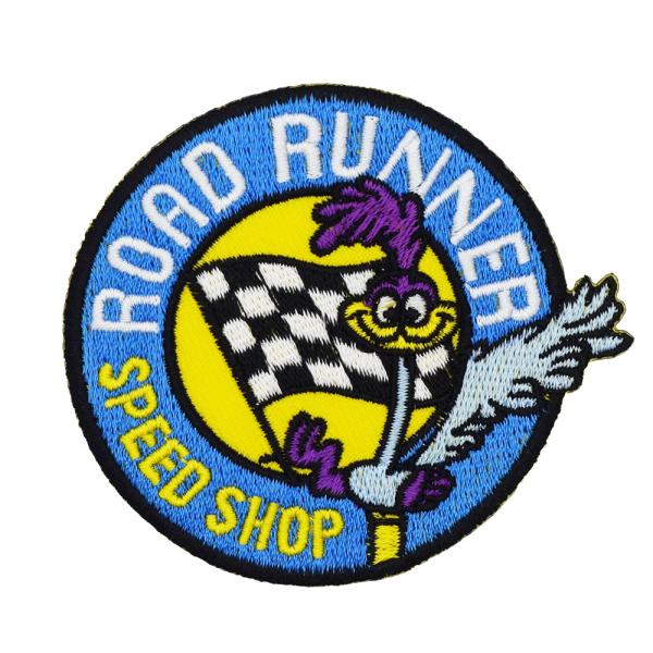 【メール便可】ワッペン #629 Road Runner SPEED (6.9×7.9cm) / ロ...