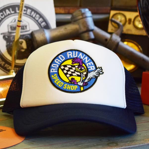 アメリカンレーシング メッシュキャップ Road Runner speed shop（NAVY ） ...