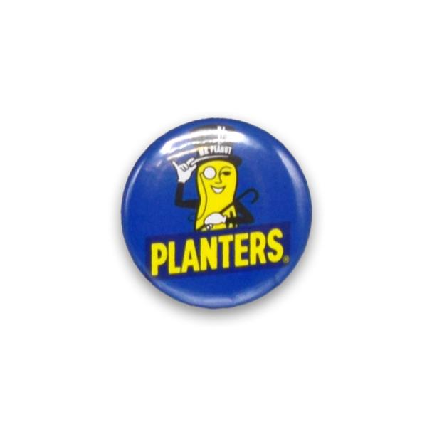 缶バッチ #CB052 MR.PENNUT PLANTERS ミスターピーナッツ/ 缶バッジ 直径3...