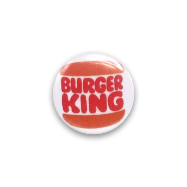 缶バッチ #CB070 BURGER KING バーガーキング/ 缶バッジ 直径3cm アメリカン雑...