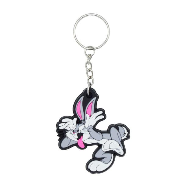ラバーキーホルダー [BUGS BUNNY] バックス・バニー (4.3×5.6cm) / ルーニー...
