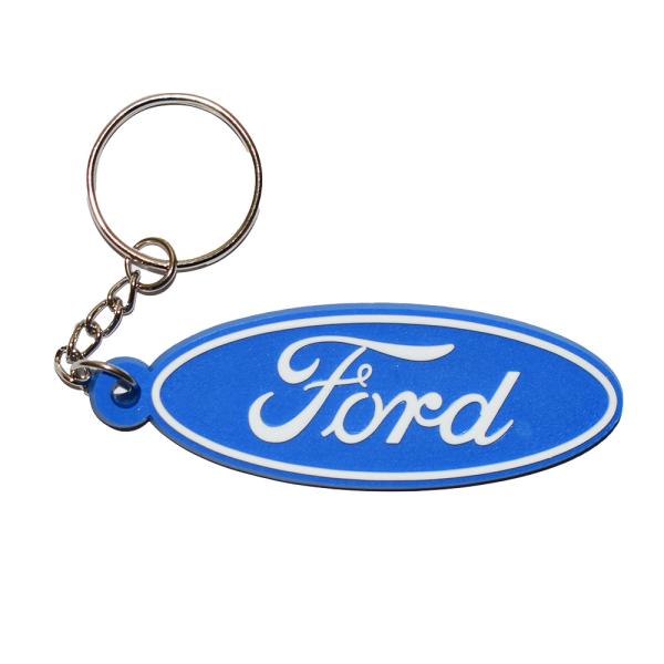 【メール便可】ラバーキーホルダー [ Ford] (7.5×2.5cm) / フォード キーリング ...
