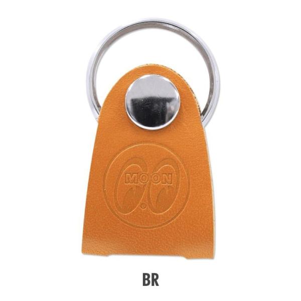 MOONEYES Leather Key Cap (BR) レザーキーキャップ / ムーンアイズ ア...