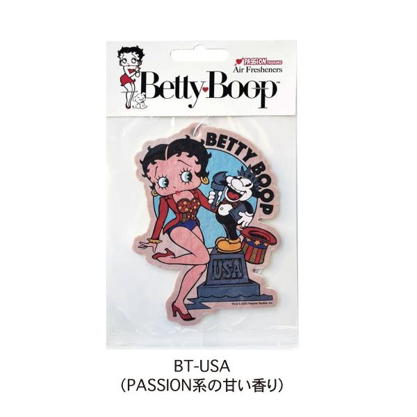 BETTY BOOP エアーフレッシュナー(USA) / ベティブープ エアフレ 芳香剤 エアフレッ...