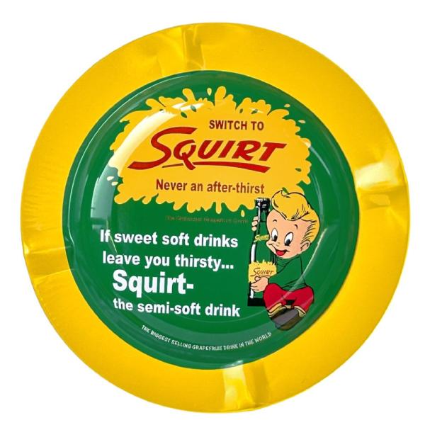 アッシュトレイ SQUIRT 灰皿 ブリキ製 キャラクター / 小物入れ アクセサリーケース タバコ...