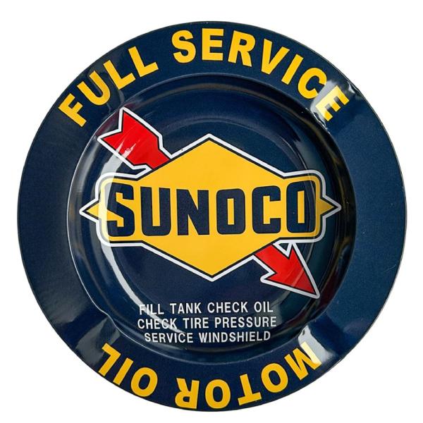 アッシュトレイ SUNOCO 灰皿 ブリキ製 カンパニー / 小物入れ アクセサリーケース タバコ ...