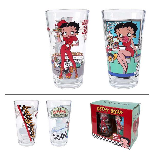 【キャラクター ペアグラスカップ】BETTY / キッチン コップ タンブラー ベティ アメリカン雑...
