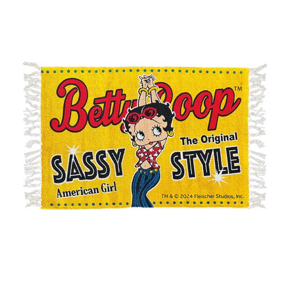 【コットンマット ベティ・ブープ 】Sassy Style / Betty Boopフロアマット ア...