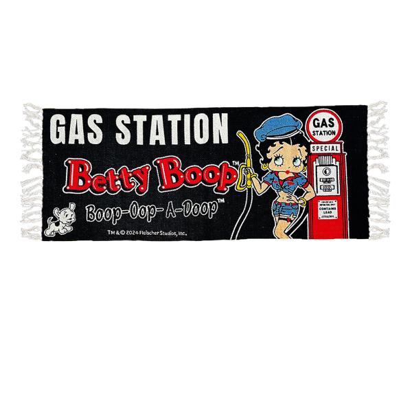 【コットンマット ベティ・ブープ 】Gas Station / Betty Boopフロアマット キ...